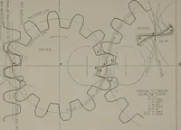 An illustration from The essentials of gearing; a text book for students and for self-instruction, containing numerous problems and practical formulas (1911)