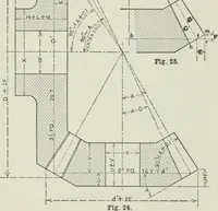 An illustration from The essentials of gearing; a text book for students and for self-instruction, containing numerous problems and practical formulas (1911)