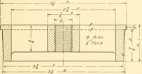 An illustration from Essentials of drafting; a text and problem book for apprentice, trade and evening technical schools (1918)
