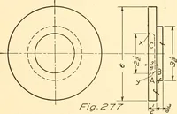 An illustration from Essentials of drafting; a text and problem book for apprentice, trade and evening technical schools (1918)