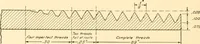 An illustration from Essentials of drafting; a text and problem book for apprentice, trade and evening technical schools (1918)