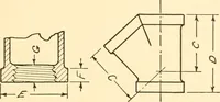 An illustration from Essentials of drafting; a text and problem book for apprentice, trade and evening technical schools (1918)