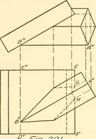 An illustration from Essentials of drafting; a text and problem book for apprentice, trade and evening technical schools (1918)