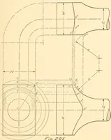 An illustration from Essentials of drafting; a text and problem book for apprentice, trade and evening technical schools (1918)