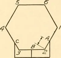 An illustration from Essentials of drafting; a text and problem book for apprentice, trade and evening technical schools (1918)