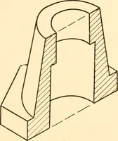 An illustration from Essentials of drafting; a text and problem book for apprentice, trade and evening technical schools (1918)