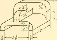 An illustration from Essentials of drafting; a text and problem book for apprentice, trade and evening technical schools (1918)
