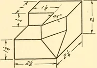 An illustration from Essentials of drafting; a text and problem book for apprentice, trade and evening technical schools (1918)