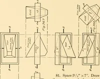 An illustration from Essentials of drafting; a text and problem book for apprentice, trade and evening technical schools (1918)