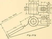 An illustration from Essentials of drafting; a text and problem book for apprentice, trade and evening technical schools (1918)