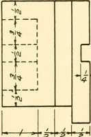 An illustration from Essentials of drafting; a text and problem book for apprentice, trade and evening technical schools (1918)