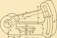 An illustration from Essentials of drafting; a text and problem book for apprentice, trade and evening technical schools (1918)