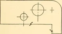 An illustration from Essentials of drafting; a text and problem book for apprentice, trade and evening technical schools (1918)