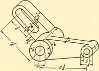 An illustration from Essentials of drafting; a text and problem book for apprentice, trade and evening technical schools (1918)