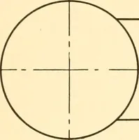 An illustration from Essentials of drafting; a text and problem book for apprentice, trade and evening technical schools (1918)