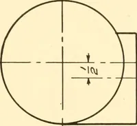 An illustration from Essentials of drafting; a text and problem book for apprentice, trade and evening technical schools (1918)