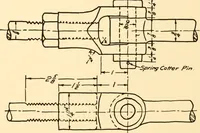 An illustration from Essentials of drafting; a text and problem book for apprentice, trade and evening technical schools (1918)