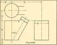 An illustration from Essentials of drafting; a text and problem book for apprentice, trade and evening technical schools (1918)