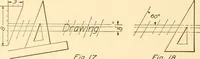 An illustration from Essentials of drafting; a text and problem book for apprentice, trade and evening technical schools (1918)
