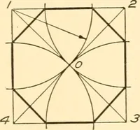 An illustration from Essentials of drafting; a text and problem book for apprentice, trade and evening technical schools (1918)