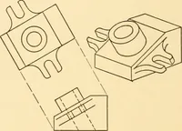 Picture 37 of 258 from Essentials of drafting; a text and problem book for apprentice, trade and evening technical schools (1918), leaf 45