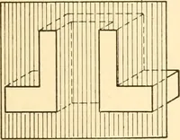An illustration from Essentials of drafting; a text and problem book for apprentice, trade and evening technical schools (1918)