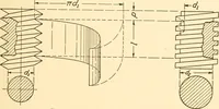 An illustration from Essentials of drafting; a text and problem book for apprentice, trade and evening technical schools (1918)
