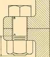 An illustration from Essentials of drafting; a text and problem book for apprentice, trade and evening technical schools (1918)
