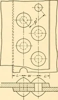 An illustration from Essentials of drafting; a text and problem book for apprentice, trade and evening technical schools (1918)