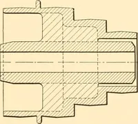 An illustration from Essentials of drafting; a text and problem book for apprentice, trade and evening technical schools (1918)
