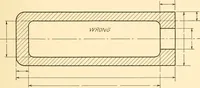 An illustration from Essentials of drafting; a text and problem book for apprentice, trade and evening technical schools (1918)
