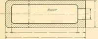 An illustration from Essentials of drafting; a text and problem book for apprentice, trade and evening technical schools (1918)