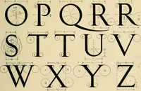 An illustration from The essentials of lettering; a manual for students and designers (1912)