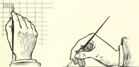 An illustration from The essentials of lettering; a manual for students and designers (1912)