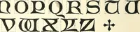 An illustration from The essentials of lettering; a manual for students and designers (1912)