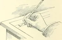 An illustration from The essentials of lettering; a manual for students and designers (1912)