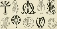 An illustration from The essentials of lettering; a manual for students and designers (1912)