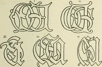 An illustration from The essentials of lettering; a manual for students and designers (1912)