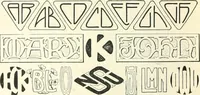 An illustration from The essentials of lettering; a manual for students and designers (1912)