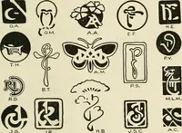 An illustration from The essentials of lettering; a manual for students and designers (1912)