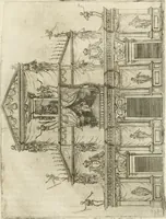 An illustration from Esseqvie della Sacra Cattolica, e Real Maesta di Margherita d'Avstria regina di Spagna, : celebrate dal serenissimo don Cosimo II. gran duca di Toscana IIII (1612)