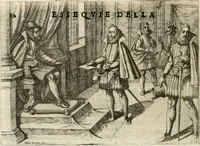An illustration from Esseqvie della Sacra Cattolica, e Real Maesta di Margherita d'Avstria regina di Spagna, : celebrate dal serenissimo don Cosimo II. gran duca di Toscana IIII (1612)