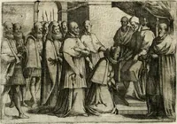 An illustration from Esseqvie della Sacra Cattolica, e Real Maesta di Margherita d'Avstria regina di Spagna, : celebrate dal serenissimo don Cosimo II. gran duca di Toscana IIII (1612)