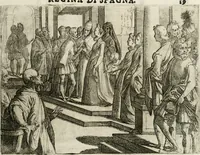 An illustration from Esseqvie della Sacra Cattolica, e Real Maesta di Margherita d'Avstria regina di Spagna, : celebrate dal serenissimo don Cosimo II. gran duca di Toscana IIII (1612)