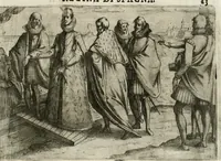 An illustration from Esseqvie della Sacra Cattolica, e Real Maesta di Margherita d'Avstria regina di Spagna, : celebrate dal serenissimo don Cosimo II. gran duca di Toscana IIII (1612)