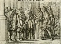 Picture 24 of 33 from Esseqvie della Sacra Cattolica, e Real Maesta di Margherita d'Avstria regina di Spagna, : celebrate dal serenissimo don Cosimo II. gran duca di Toscana IIII (1612), leaf 36