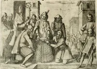 An illustration from Esseqvie della Sacra Cattolica, e Real Maesta di Margherita d'Avstria regina di Spagna, : celebrate dal serenissimo don Cosimo II. gran duca di Toscana IIII (1612)