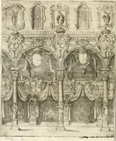 An illustration from Esseqvie della Sacra Cattolica, e Real Maesta di Margherita d'Avstria regina di Spagna, : celebrate dal serenissimo don Cosimo II. gran duca di Toscana IIII (1612)