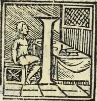 Picture 42 of 64 from Essercitio et ammaestramento del bvon christiano : dove si tratta de gli articoli della fede, de' diece precetti della legge, dell'Oratione, della Confessione, & della Communione (1568), leaf 105
