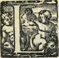 An illustration from Essercitio et ammaestramento del bvon christiano : dove si tratta de gli articoli della fede, de' diece precetti della legge, dell'Oratione, della Confessione, & della Communione (1568)